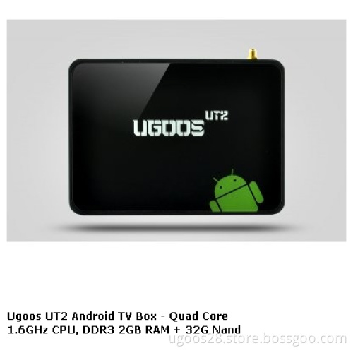 Ugoos Ut2 Xbmc Smart TV Box -2GB RAM 32GB Flash Quad Core Rk3188 Android 4.2 TV Box